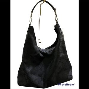 Gucci cloth hobo bag